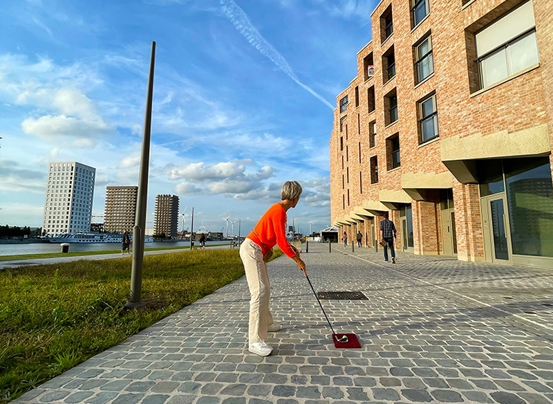 City Golf op het Eilandje Havenhuis in Antwerpen