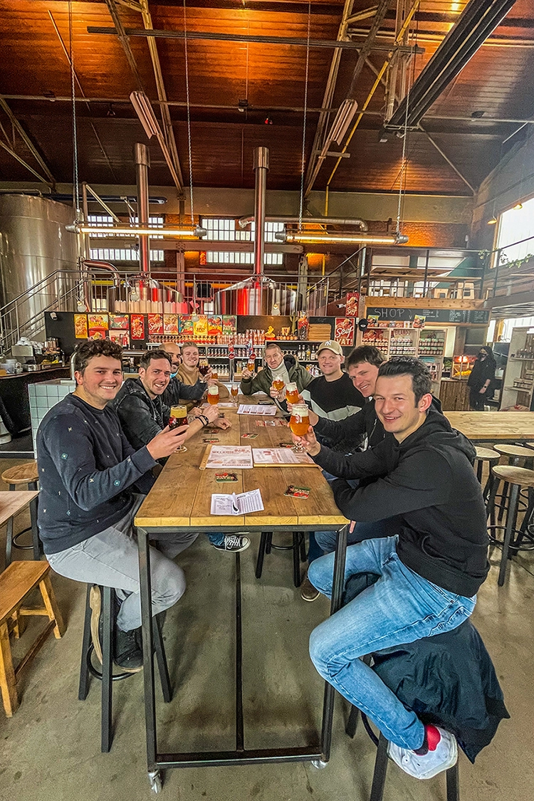 Teambuilding in Antwerpen met groepsactiviteit Seef brouwerij