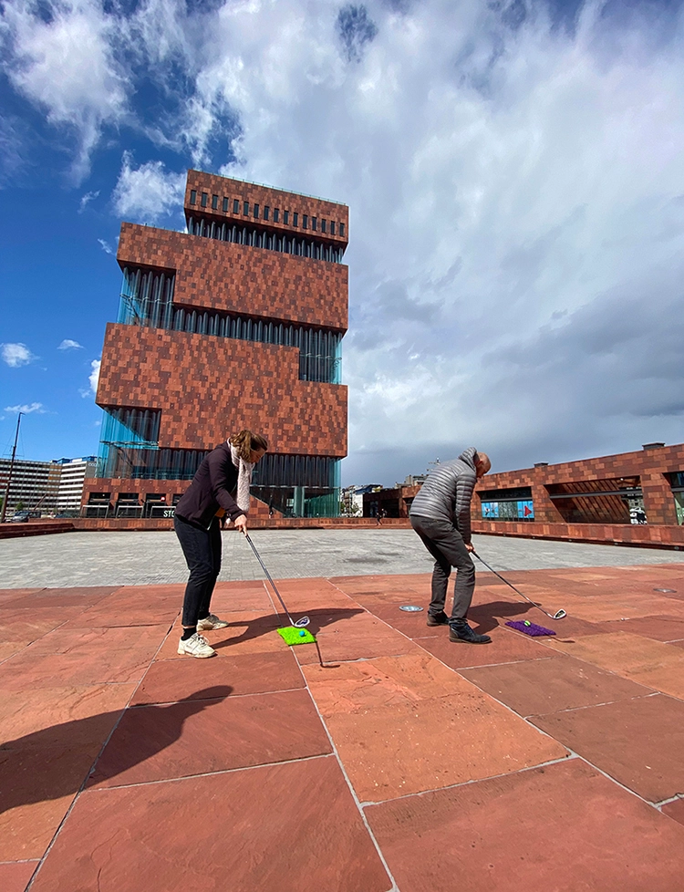 teambuilding city golf aan het MAS Antwerpen
