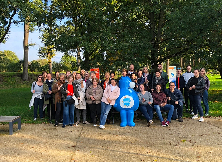 stadsgolf groepsfoto in Herentals