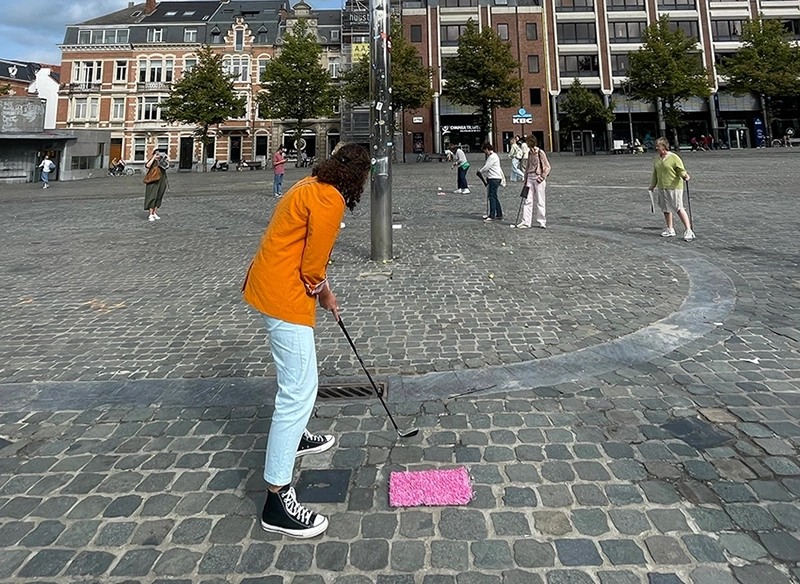 Groepsactiviteit Ladeuzeplein Leuven