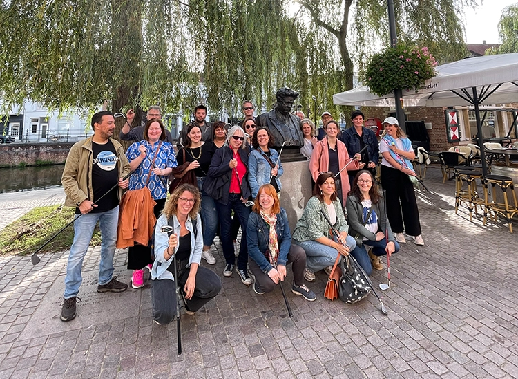 Groepsfoto Lier teambuilding