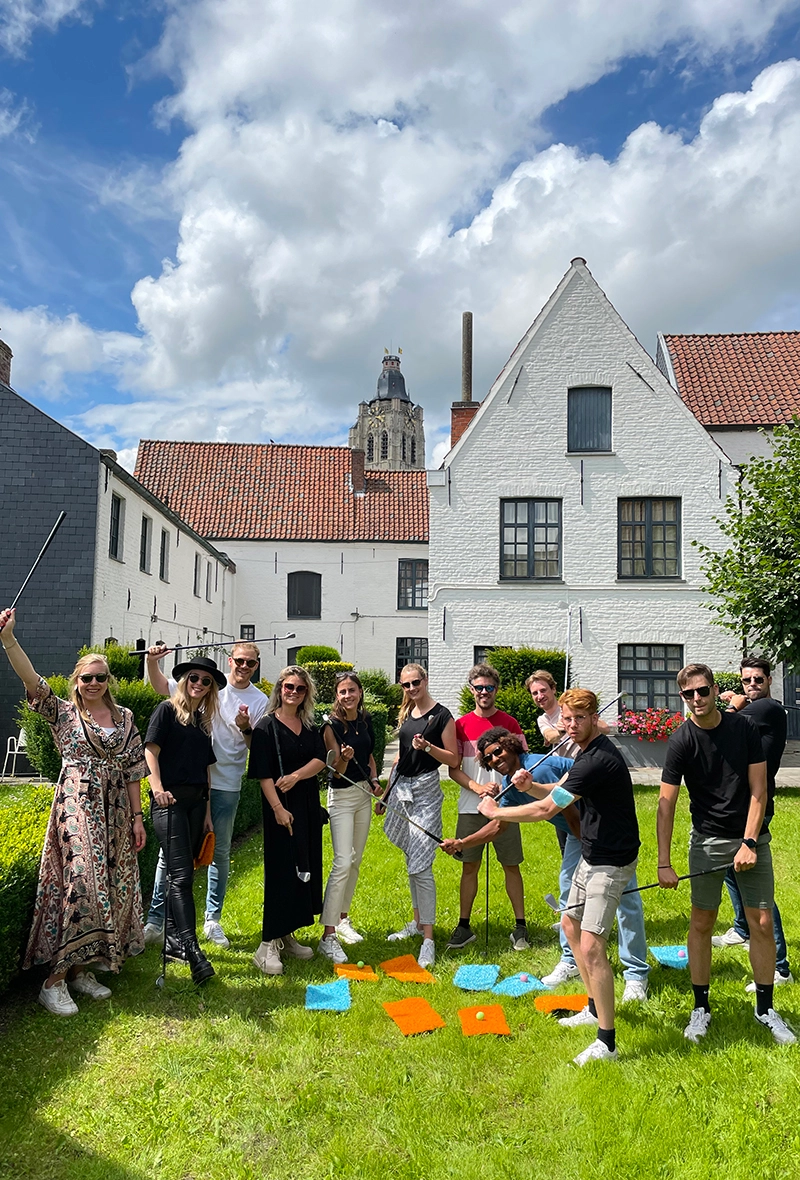 Teambuilding in centrum Oudenaarde