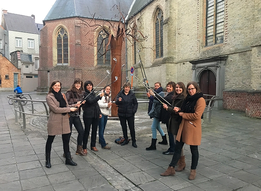 City Golf teambuilding in Roeselare