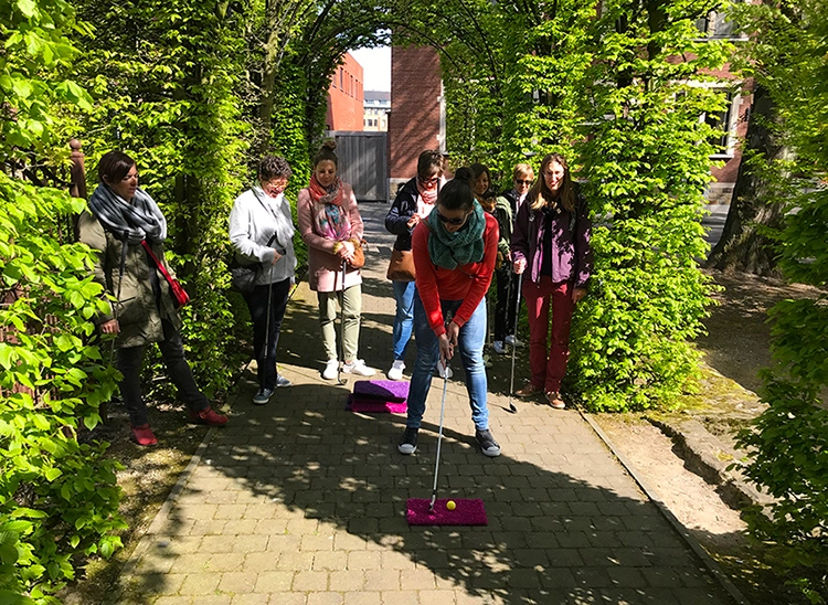 City Golf als groepsactiviteit in Ronse